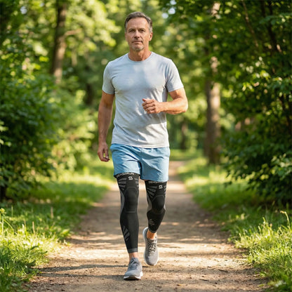 Opaska kompresyjna na kolano i nogę